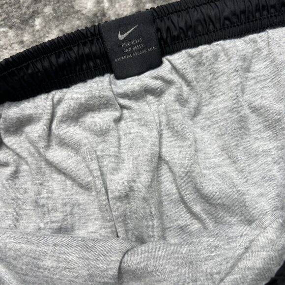 Vintage Nike Track Pants Mens Large Black Windbreaker Vented Hip Hop Y2K Baggy - Picture 11 of 13